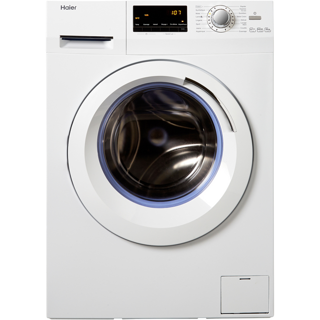 Lave linge hublot HAIER HW80-14636 Reconditionné
