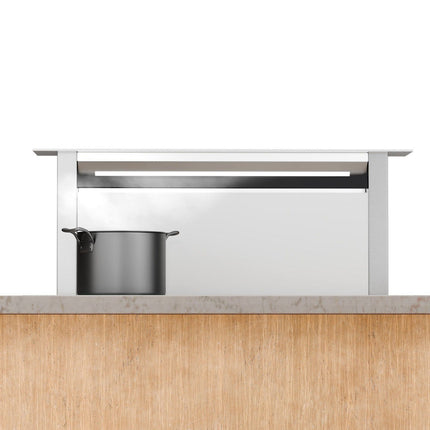 Hotte escamotable KLARSTEIN Royal Flush Eco 75cm 713,8m³/h A++ blanc