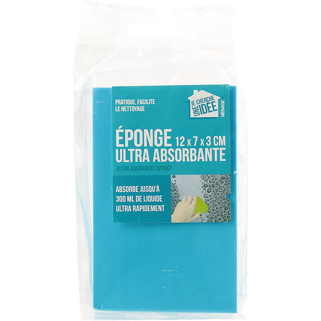 Eponge JE CHERCHE UNE IDEE super absorbante