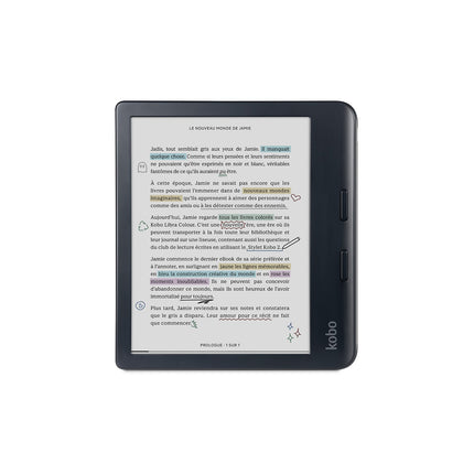 Liseuse eBook KOBO Libra Colour Blanche
