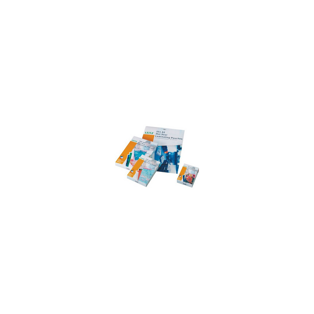 Consommable de bureau pour plastifieuse LEITZ Pochettes 125 microns A4 boîte de 100