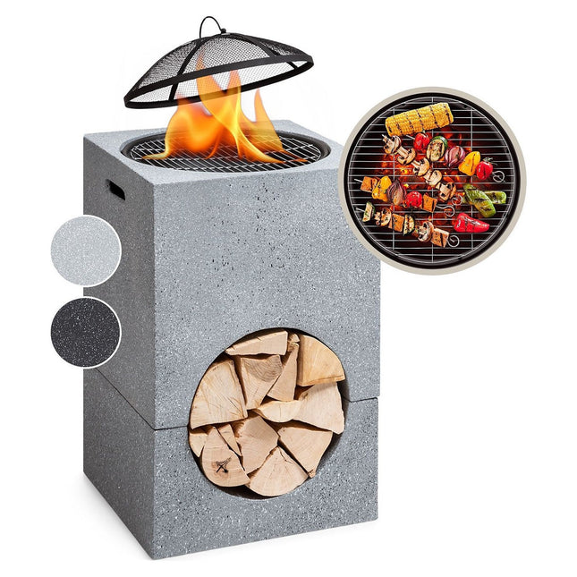 Brasero BLUMFELDT Monolith - Gris foncé