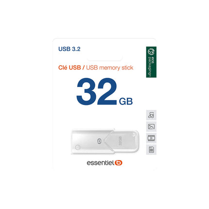 Clé USB ESSENTIELB Tripack x 3 32Go