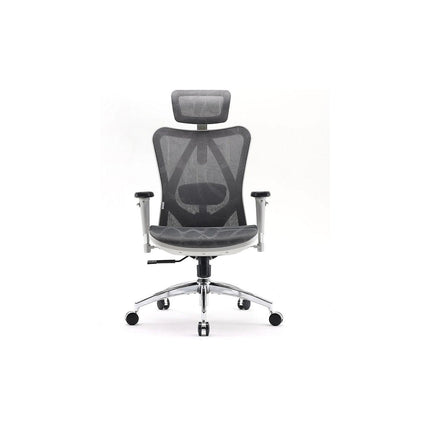 Fauteuil ergonomique SIHOO M57 chaise ergonomique mesh blanc gris
