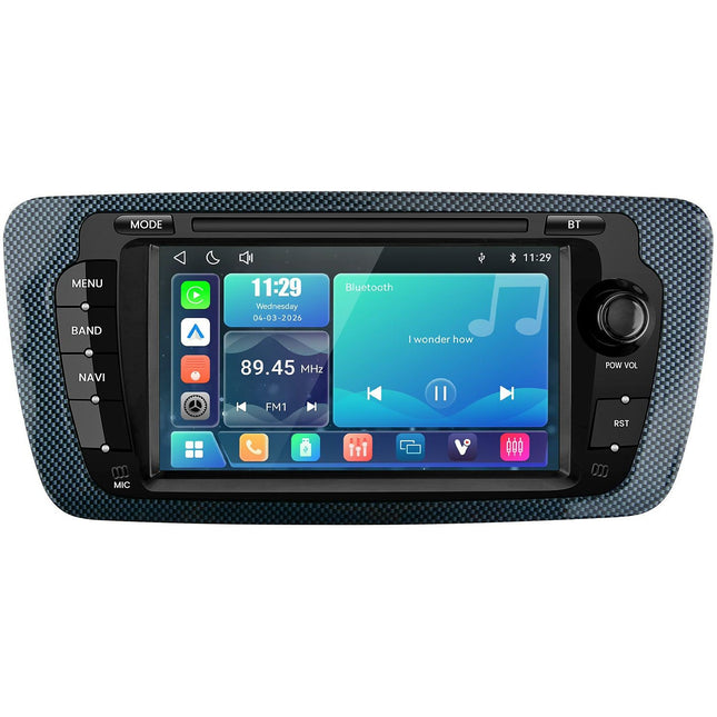 Autoradio connecté JUNSUN pour Seat lbiza Baujahr 2009-13 Carplay