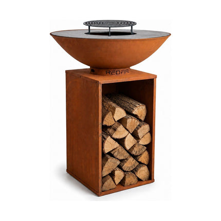 Brasero REDFIRE Braséro Onyx Rusty 80 + Housse + Grille