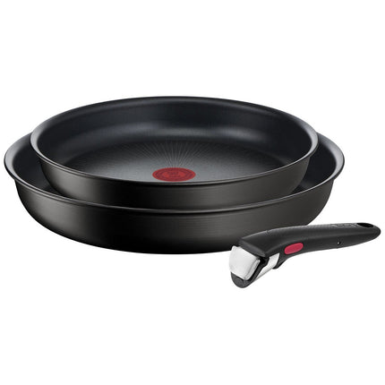 Batterie de cuisine TEFAL Ingenio Eco Resist 2 poeles et poignée L3979102