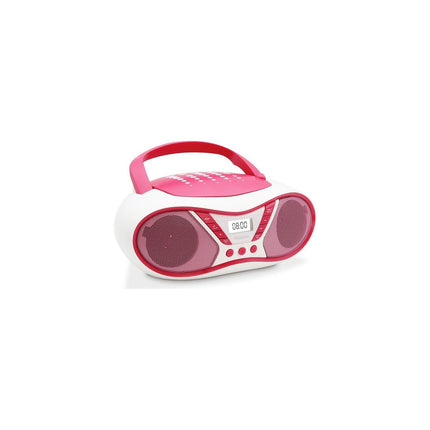 Radio CD MOOOV Lecteur CD Pop Pink avec radio FM et por