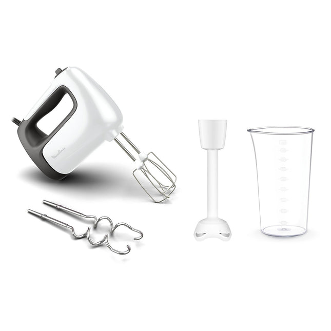 Batteur MOULINEX PREP'MIX+ 500W HM461110 + 2 accessoires