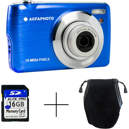 Appareil photo Compact AGFAPHOTO DC8200 Pack Etui + Carte SD 16GB