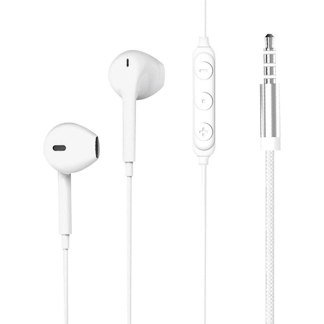 Kit piéton FORCE PLAY Kit piétons bouton jack 3.5mm blanc