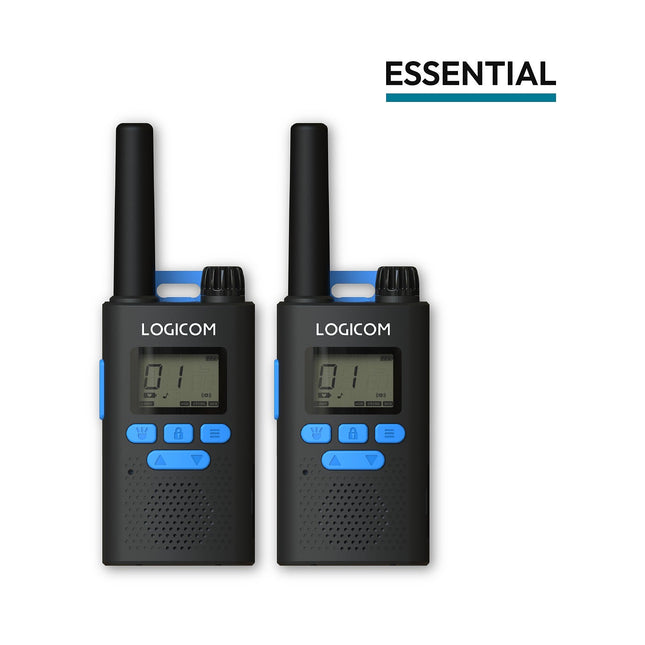 Talkie walkie LOGICOM Talkie Walkie Essentiel Noir