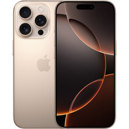 Smartphone APPLE iPhone 16 Pro Titane Sable 256Go Reconditionné