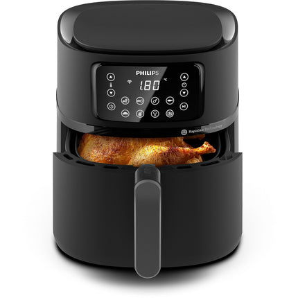Airfryer PHILIPS HD9280/70 Friteuse sans huile connectée Noir, Série 5000 XL 6.2L