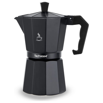 Cafetière italienne TECHWOOD Cafetière Moka Traditionnelle en Alumini