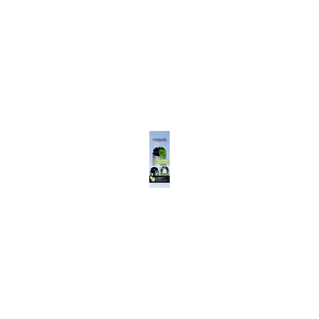 Sac poubelle BRABANTIA 10L biodégradable-10 sacs- K