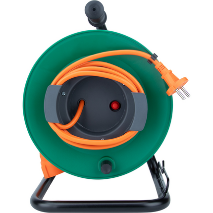 Multiprise ZENITECH jardin IP20 25M 2x1.5 1x16A +guide cable
