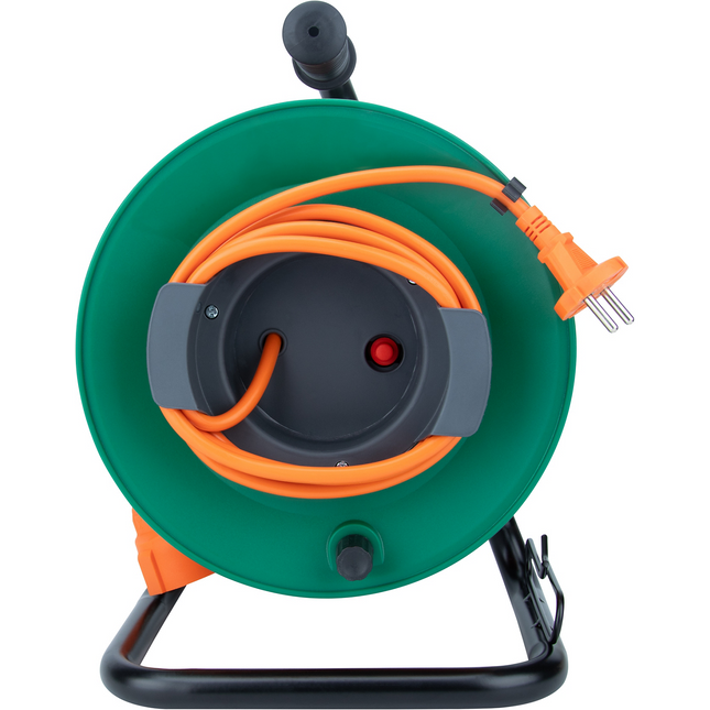 Multiprise ZENITECH jardin IP20 25M 2x1.5 1x16A +guide cable