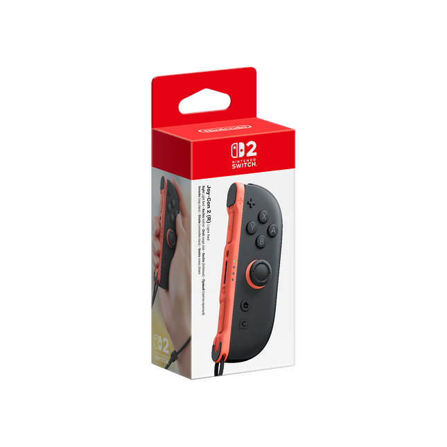 Manette NINTENDO Joy-Con 2 droit rouge clair