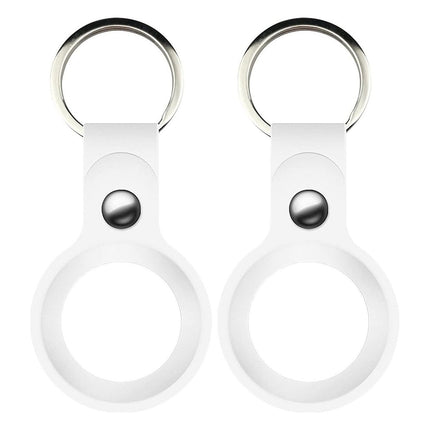 Etui PHONILLICO Airtag - Coque Blanc x2