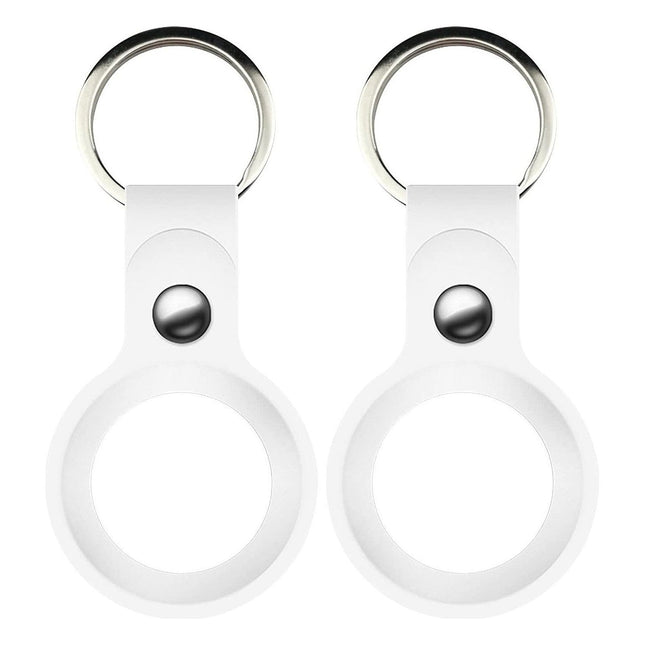 Etui PHONILLICO Airtag - Coque Blanc x2