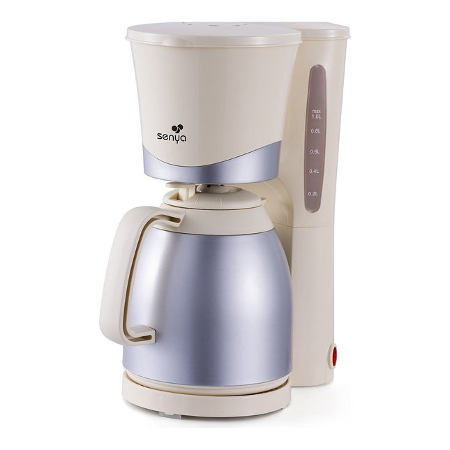 Cafetière filtre SENYA Simple Coffee - Isotherme - Crème