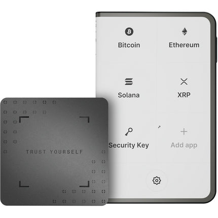 Crypto wallet LEDGER Stax Recovery key Noir