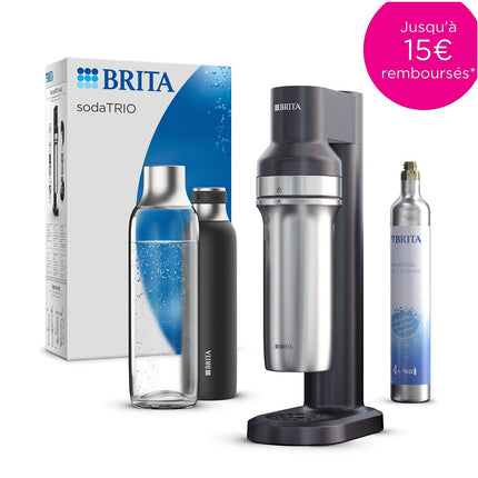 Machine à soda BRITA sodatrio noire