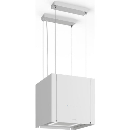 Hotte décorative îlot KLARSTEIN Velaire 40 cm 601 m³/h CEE A++ Blanc