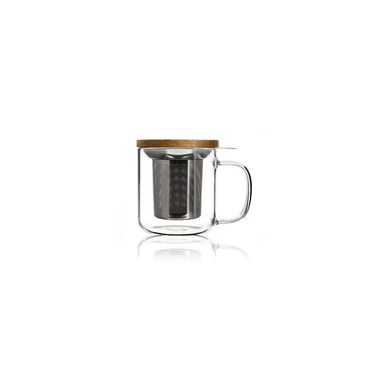 Théière OGO LIVING Tisanière Gustave en verre Borosilicate