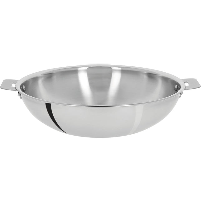 Wok CRISTEL 30cm Casteline amovible inox