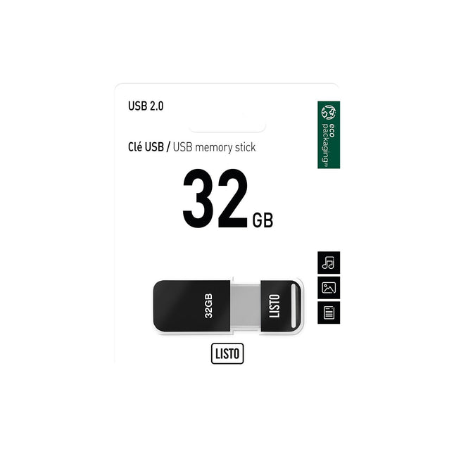 Clé USB LISTO 32Go USB 2.0