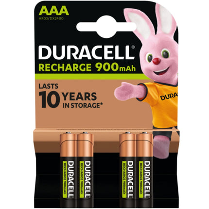 Pile rechargeable DURACELL AAA/LR03 ULTRA POWER 900 mAh x4
