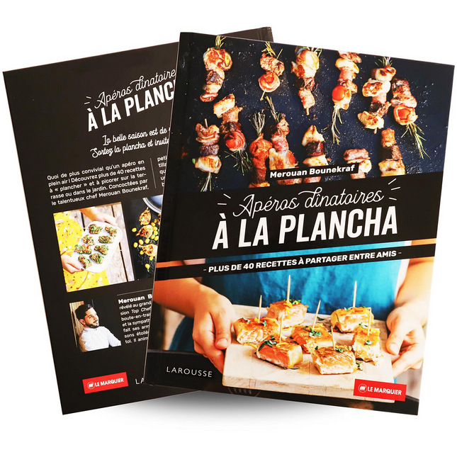 Livre de cuisine LE MARQUIER tapas Plancha Parution Avril 20 LAROUSSE