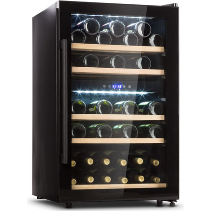 Cave à vin polyvalente KLARSTEIN Barossa 40 Duo 41 bouteilles LED