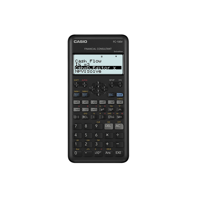 Calculatrice financière CASIO Financière FC 100V-2