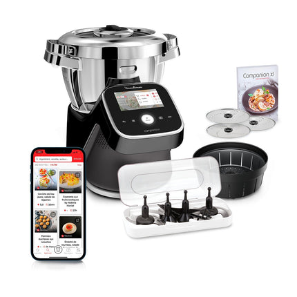 Robot multifonction MOULINEX I Companion Touch Pro XL Noir HF93D810