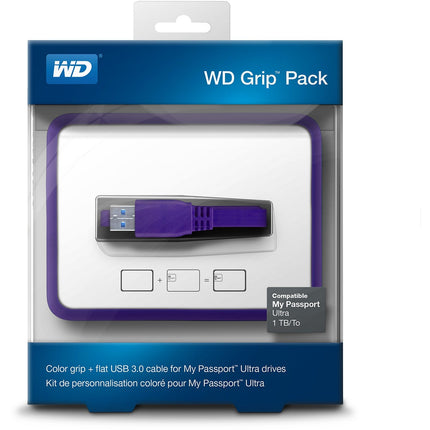Coque WESTERN DIGITAL Protection Grip Pack 1To Plum
