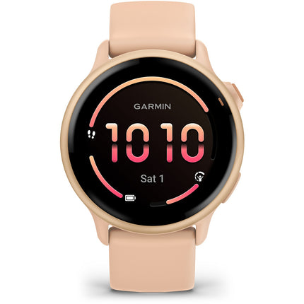 Montre sport GARMIN Vivoactive 6 Forme et santé GPS AMOLED BT Wi-Fi 42 mm Lunar Gold