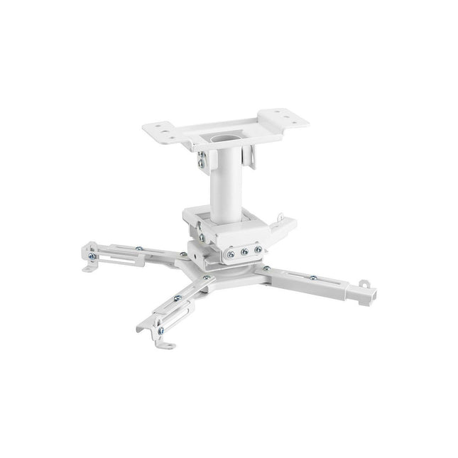 Support vidéoprojecteur KIMEX plafond, hauteur 25 cm, blanc