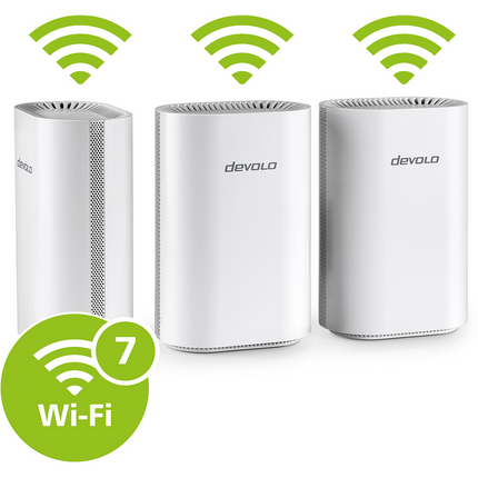 Système Wifi Mesh DEVOLO WiFi 7 MESH BE6500 3-pack