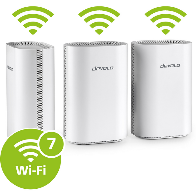 Système Wifi Mesh DEVOLO WiFi 7 MESH BE6500 3-pack