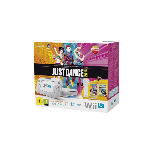 Console Wii U NINTENDO Wii U 8Go Just Dance 2014 + NintendoLand Reconditionné