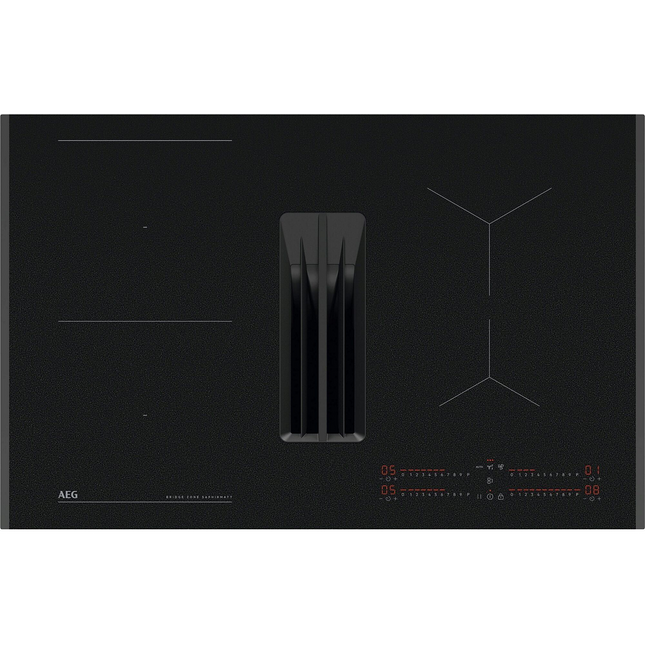 Plaque induction aspirante AEG TH84CB03FZ SaphirMatt Reconditionné