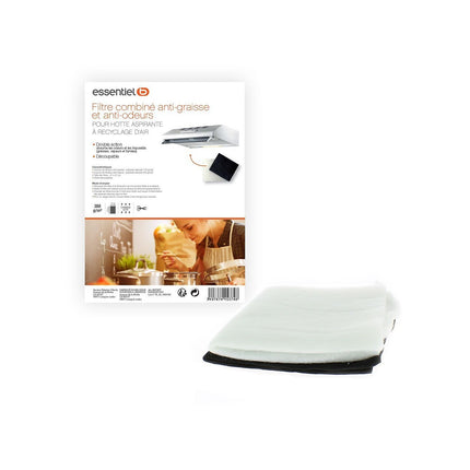 Filtre hotte ESSENTIELB Anti-odeurs et anti-graisse