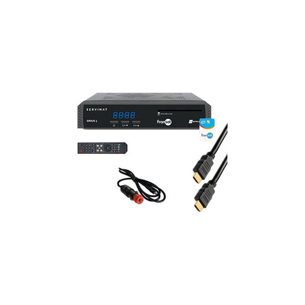 Décodeur satellite STRONG Pack Servimat Récepteur Tv Satellite Hd