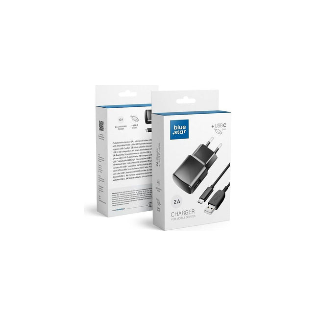 Chargeur secteur BLUESTAR UNIVERSEL 2A avec prise USB type C