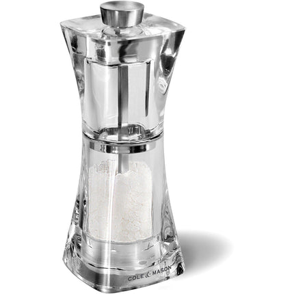 Moulin à sel COLE & MASON Crystal 125 mm