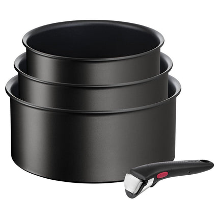 Batterie de cuisine TEFAL Ingenio Eco Resist 3 casseroles+poignée