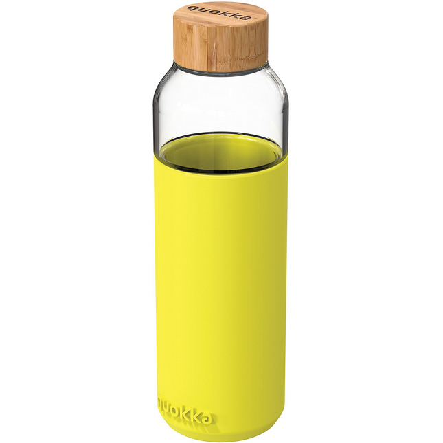 Bouteille QUOKKA Flow vert neon 660ml
